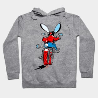 Driving Rabbit Hoodie